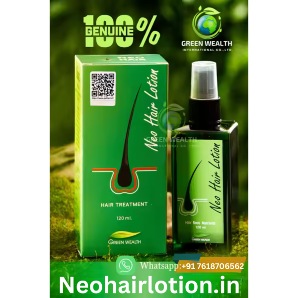 Original Neo Hair Lotion (pack of 3) with Free Derma Roller - Image 2
